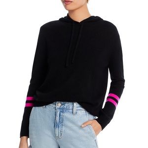 AQUA’s Striped Sleeve Cashmere Hoodie